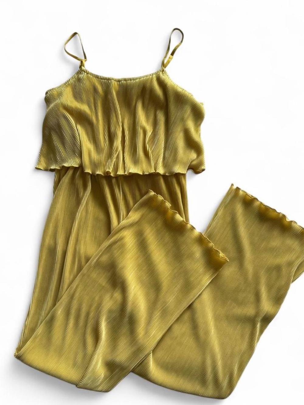 Cider Plissé Jumpsuit
